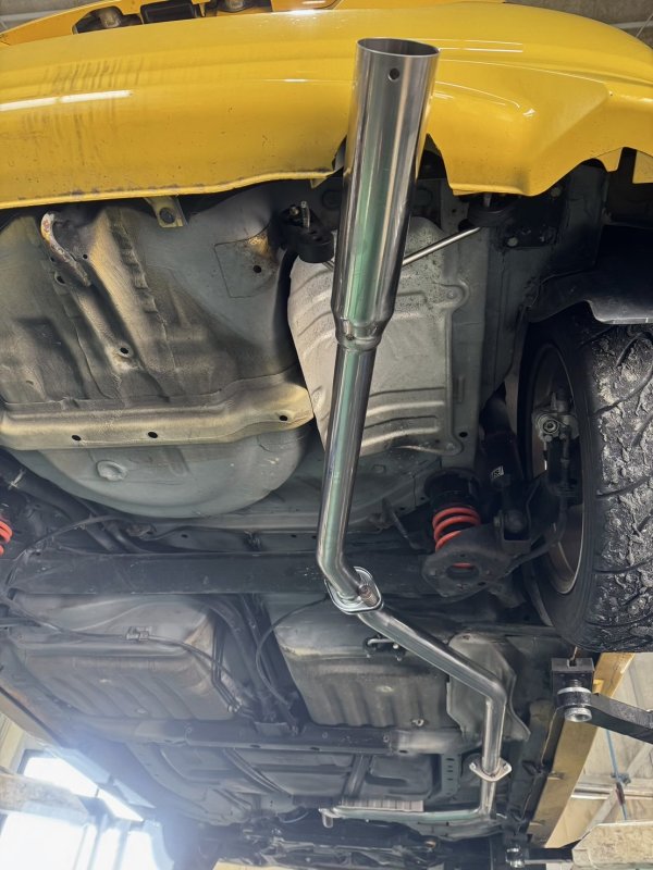 画像6: レイテックオートワークス×ゼロファイター GD1 GD3 GD フィット Fit  直管 ストレート リアマフラー  競技用 (6)