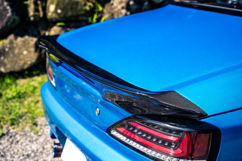 画像1: MODANATURA モダナチュラ S15 シルビア ヴァリエッタ カーボン リアスポイラー ウイング (1)