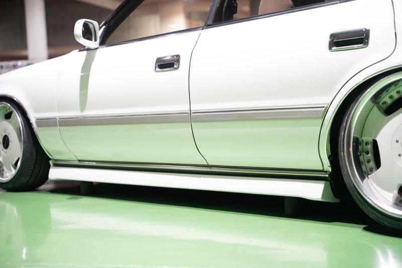 画像2: レイテックオートワークス GX81 マーク2 ショート ロング チェイサー クレスタ 前期 後期 エアロ サイドステップ サイドスカート (2)