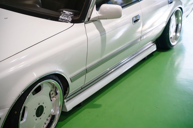 画像7: レイテックオートワークス GX81 マーク2 ショート ロング チェイサー クレスタ 前期 後期 エアロ サイドステップ サイドスカート (7)